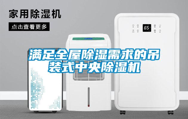 滿(mǎn)足全屋除濕需求的吊裝式中央除濕機(jī)