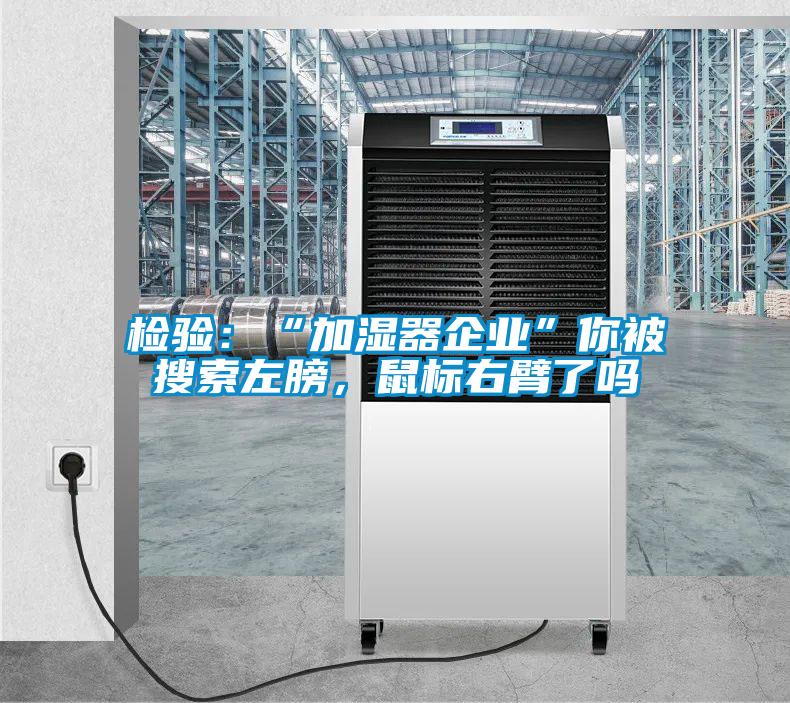 檢驗：“加濕器企業(yè)”你被搜索左膀，鼠標(biāo)右臂了嗎