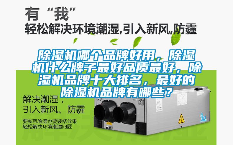 除濕機(jī)哪個(gè)品牌好用，除濕機(jī)什么牌子最好品質(zhì)最好，除濕機(jī)品牌十大排名，最好的除濕機(jī)品牌有哪些？
