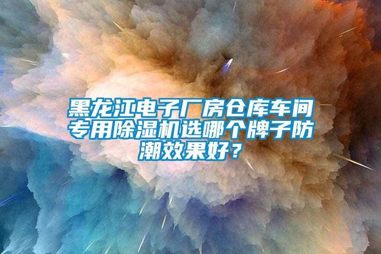 黑龍江電子廠房倉庫車間專用除濕機選哪個牌子防潮效果好？