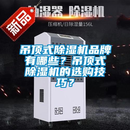 吊頂式除濕機(jī)品牌有哪些？吊頂式除濕機(jī)的選購技巧？