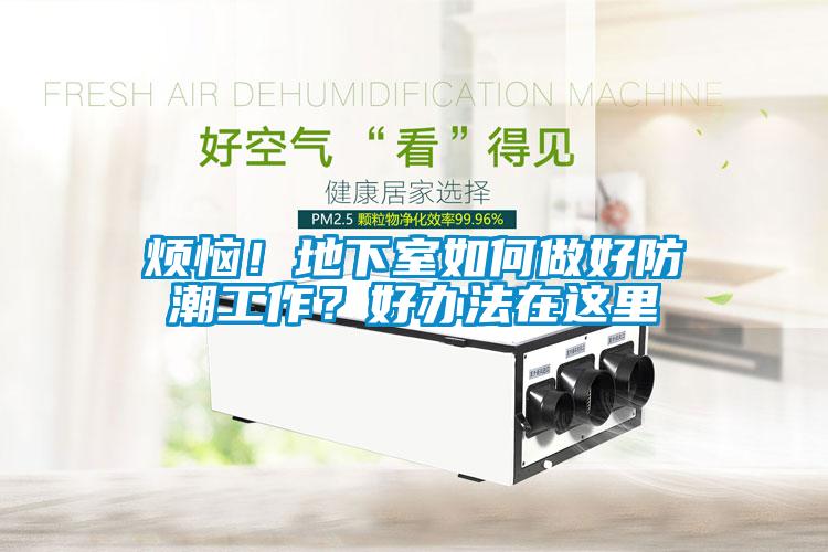 煩惱！地下室如何做好防潮工作？好辦法在這里