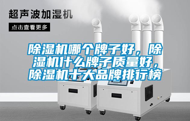 除濕機哪個牌子好，除濕機什么牌子質量好，除濕機十大品牌排行榜