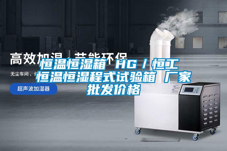恒溫恒濕箱 HG／恒工 恒溫恒濕程式試驗箱 廠家批發(fā)價格