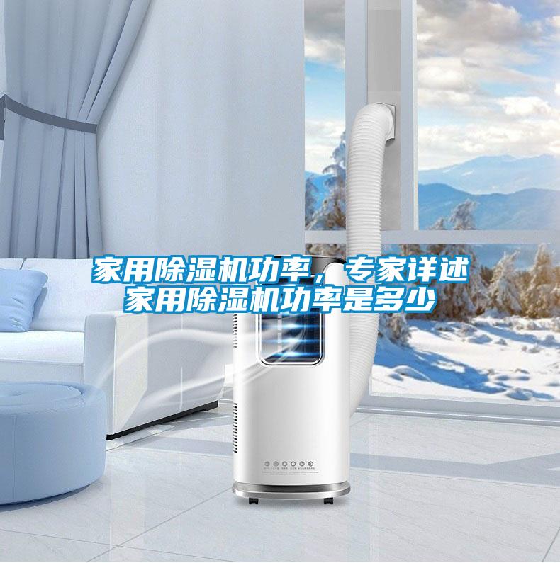 家用除濕機功率，專家詳述家用除濕機功率是多少