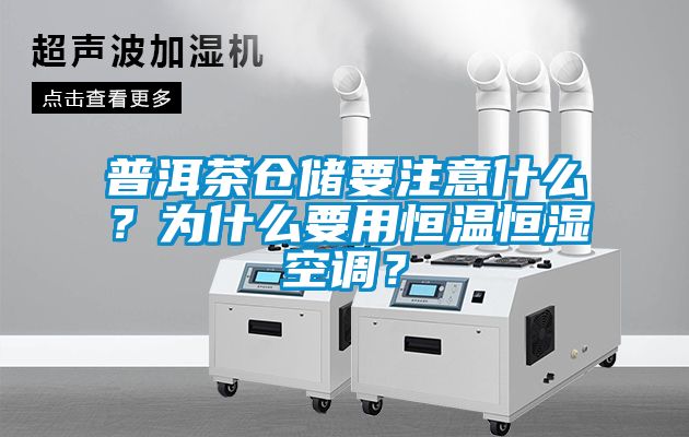 普洱茶倉儲要注意什么？為什么要用恒溫恒濕空調？