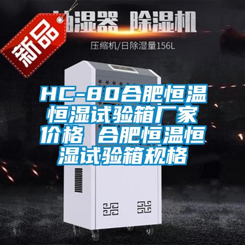 HC-80合肥恒溫恒濕試驗(yàn)箱廠家價格 合肥恒溫恒濕試驗(yàn)箱規(guī)格