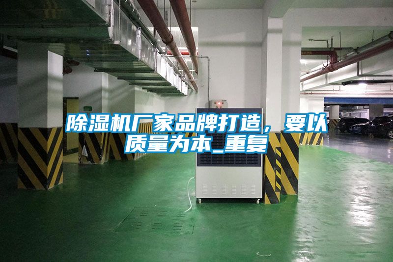 除濕機廠家品牌打造，要以質量為本_重復